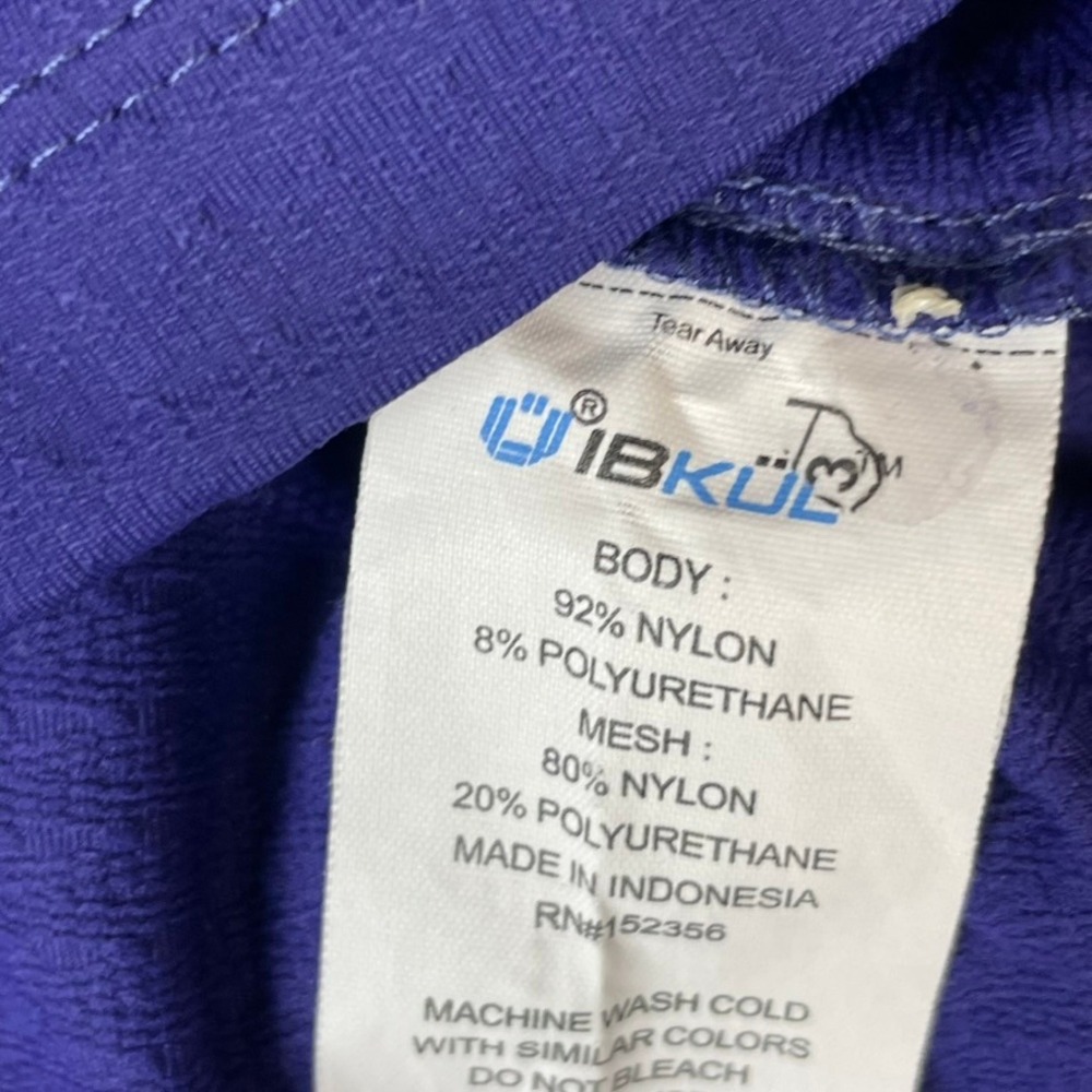 IBKÜL Long Sleeve Top Women Large Blue Excellent Mesh UPF 50+ Athletic Sporty - Picture 5 of 7